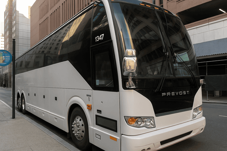 a Brooklyn Park Coach Bus Service coach bus