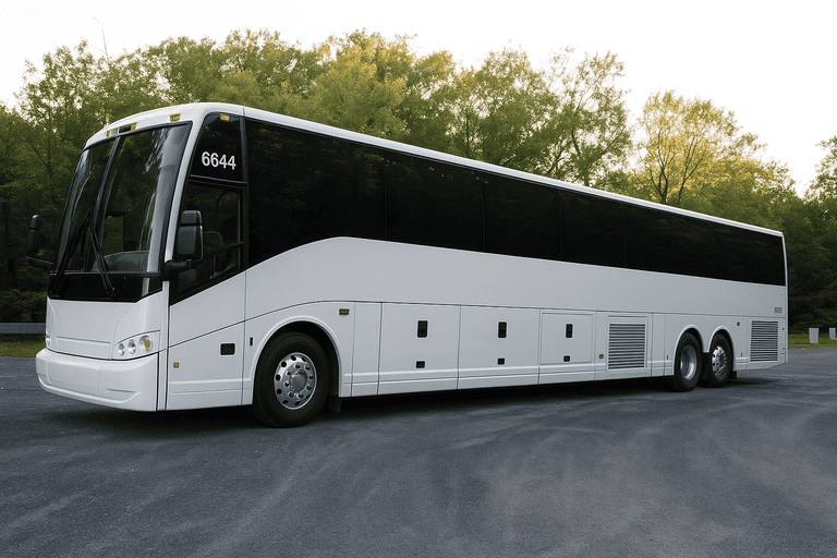 exterior of Brooklyn Park Coach Bus Service coach bus