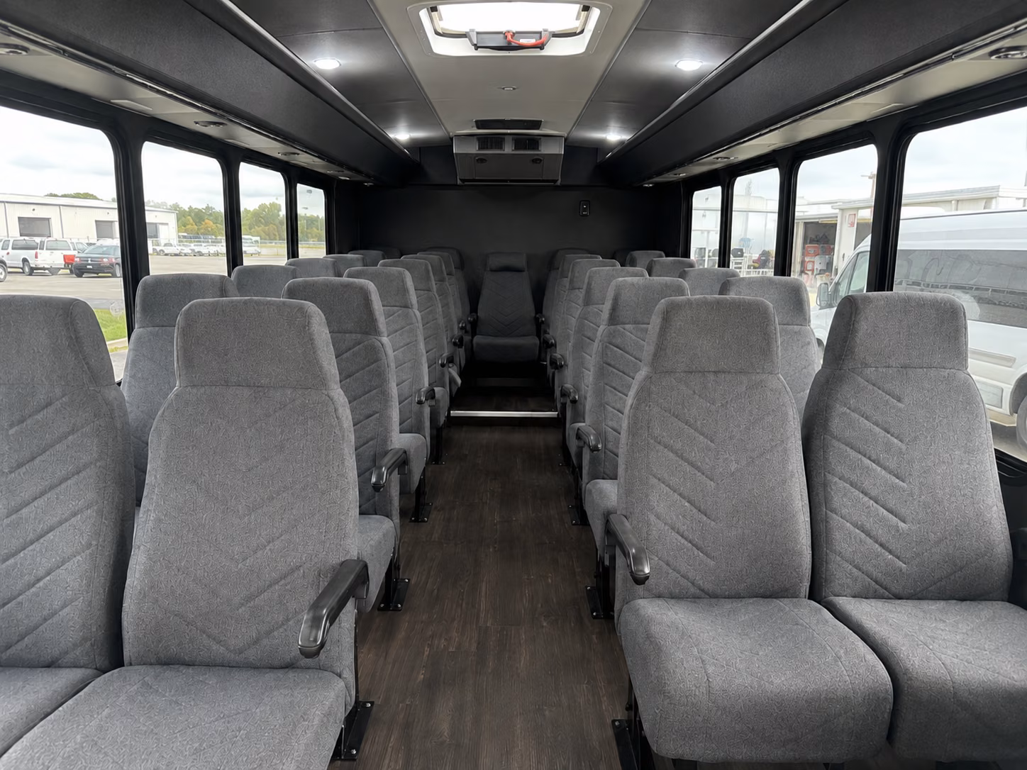 brooklyn park 15 passenger minibus inside
