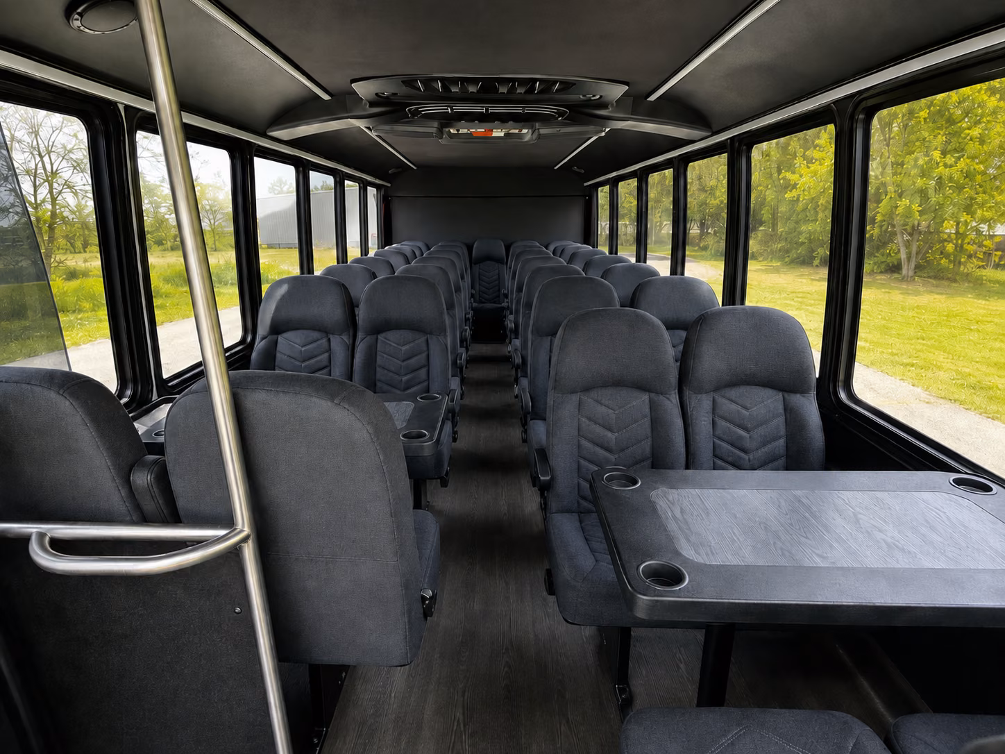 brooklyn park 15 passenger minibus interior
