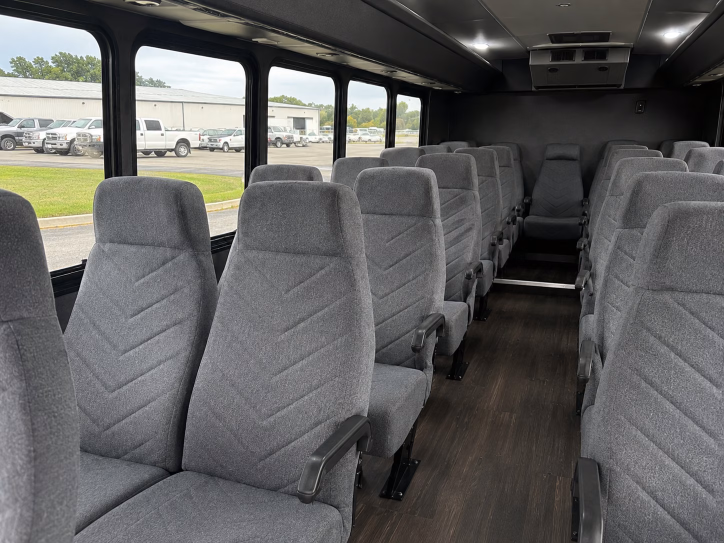brooklyn park 18 passenger minibus inside