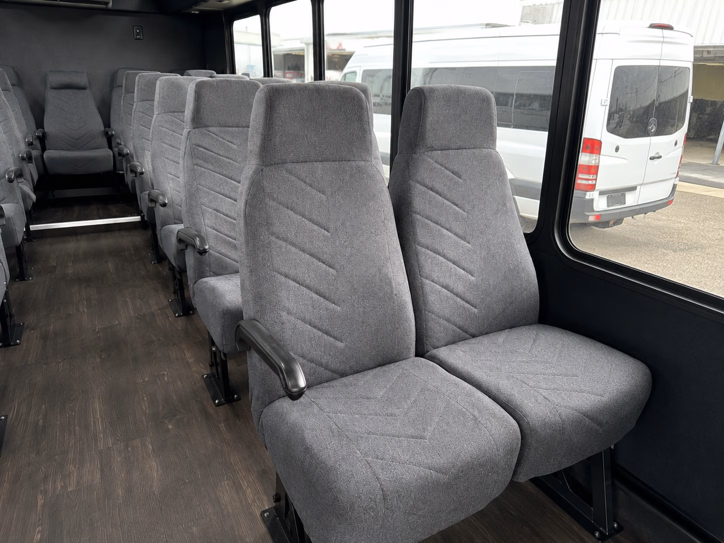 brooklyn park 20 passenger minibus inside