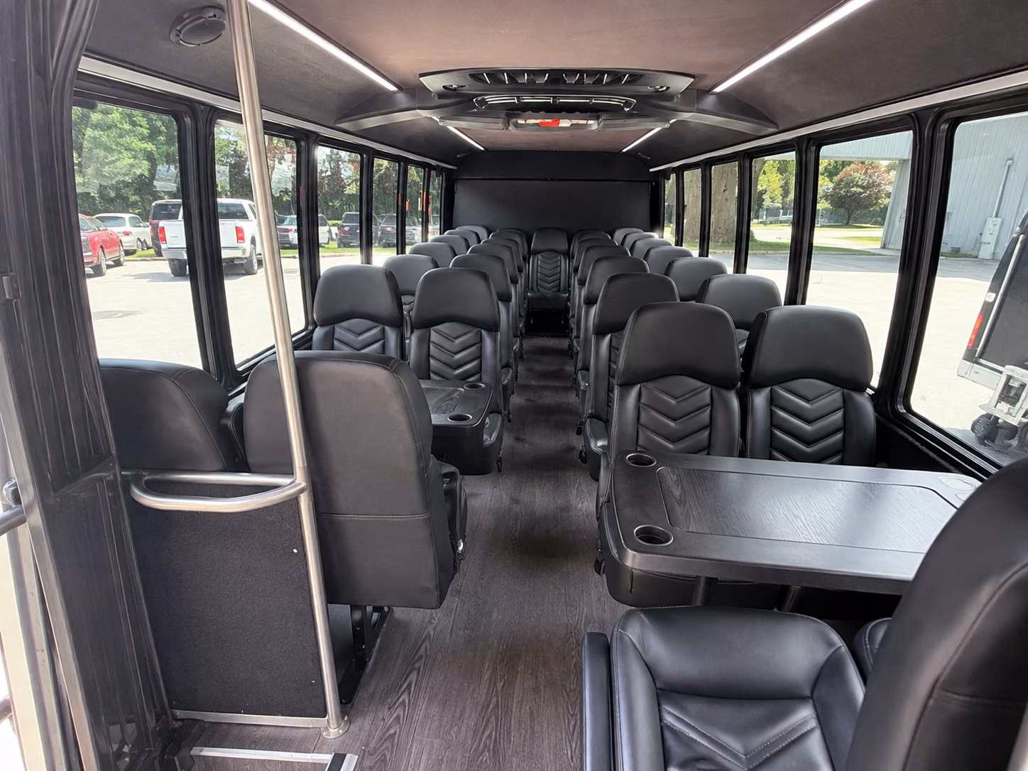 brooklyn park 20 passenger minibus interior