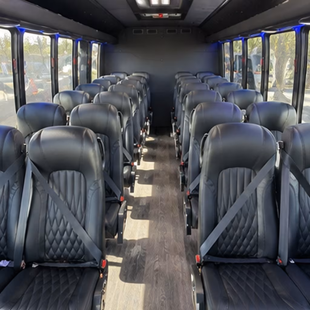 brooklyn park 25 passenger minibus inside