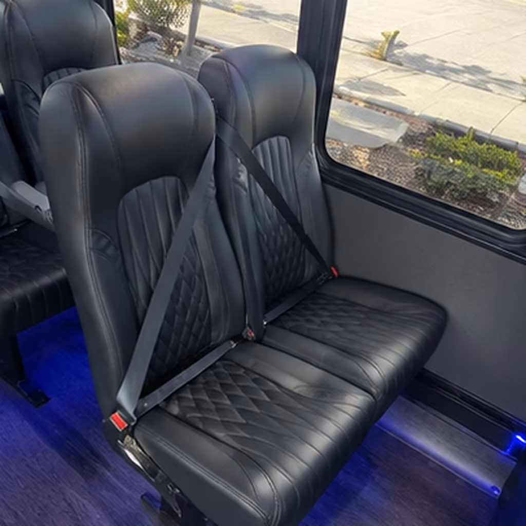 brooklyn park 25 passenger minibus interior