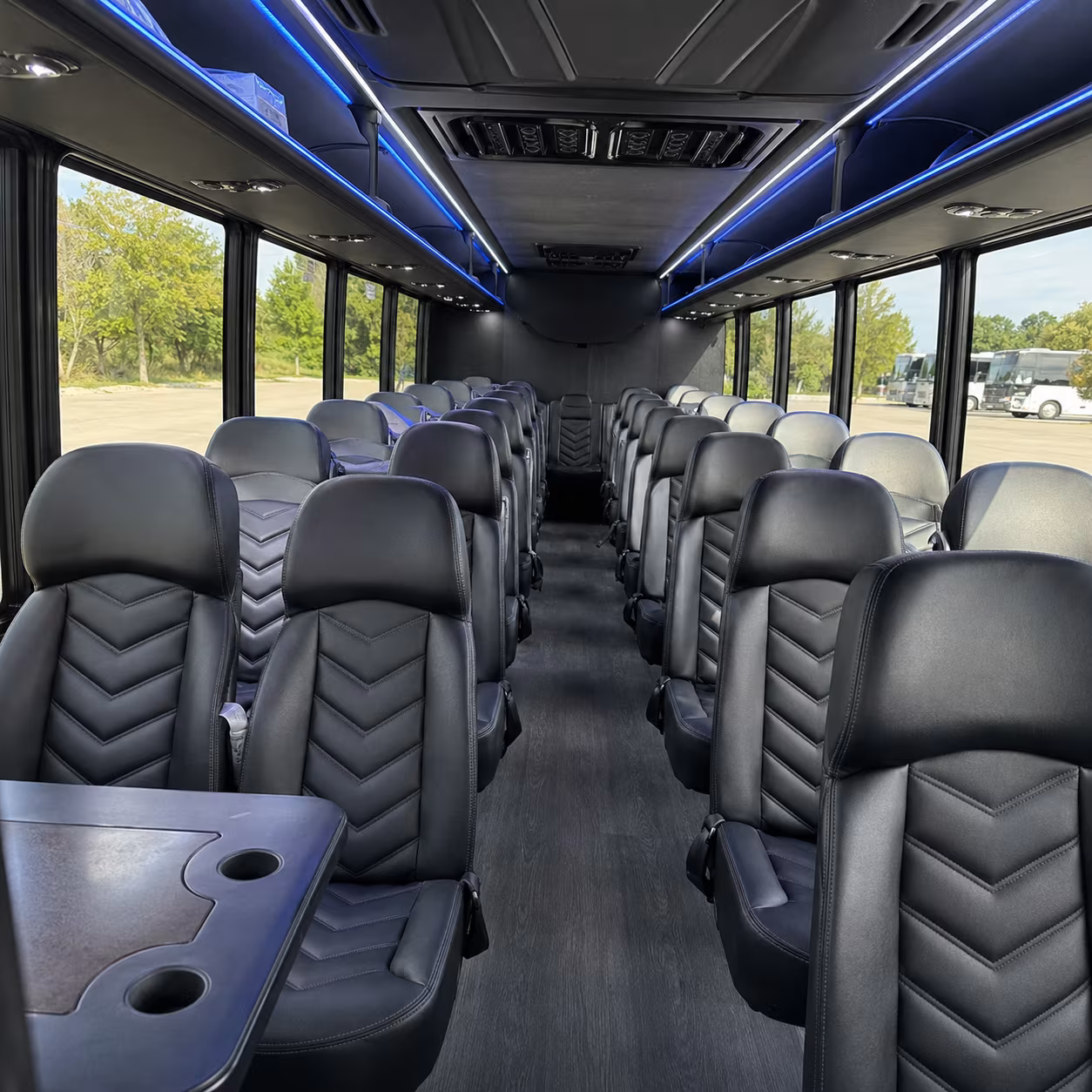 brooklyn park 30 passenger minibus inside