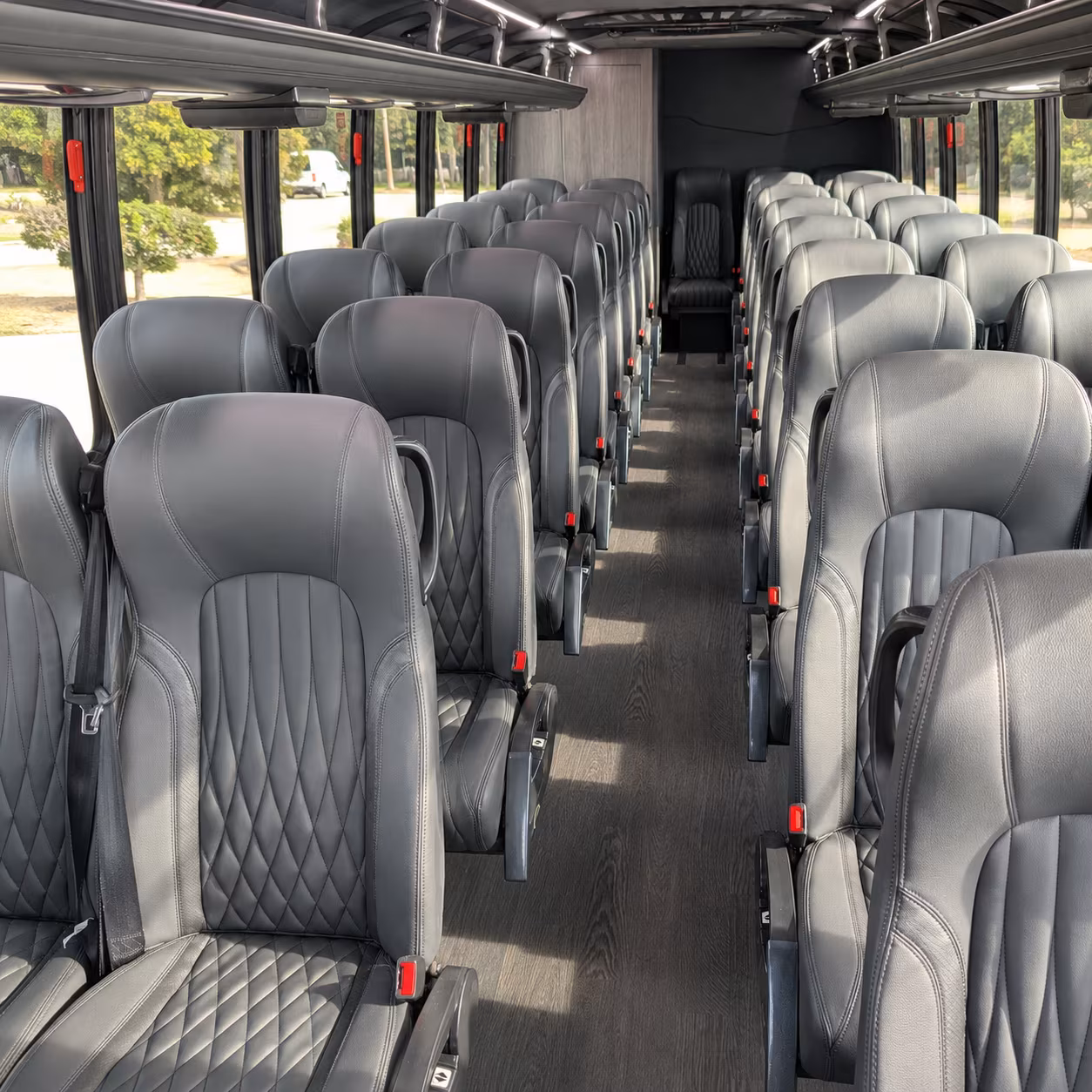 brooklyn park 35 passenger minibus interior