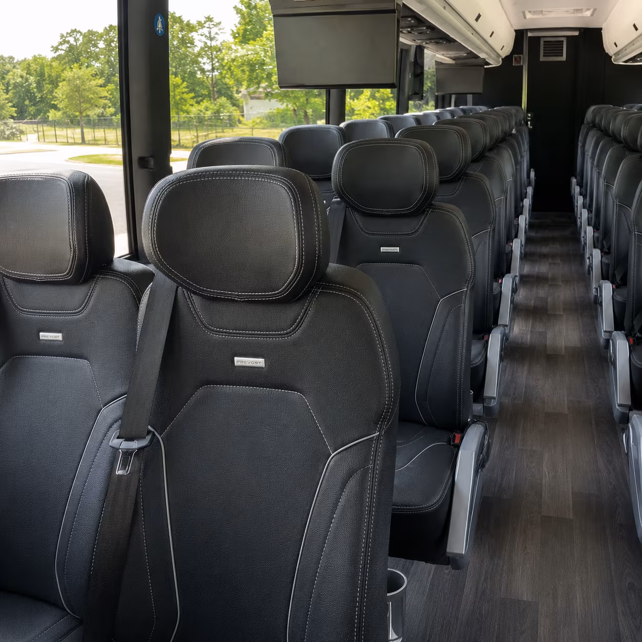 brooklyn park corporate event transportation onboard seating