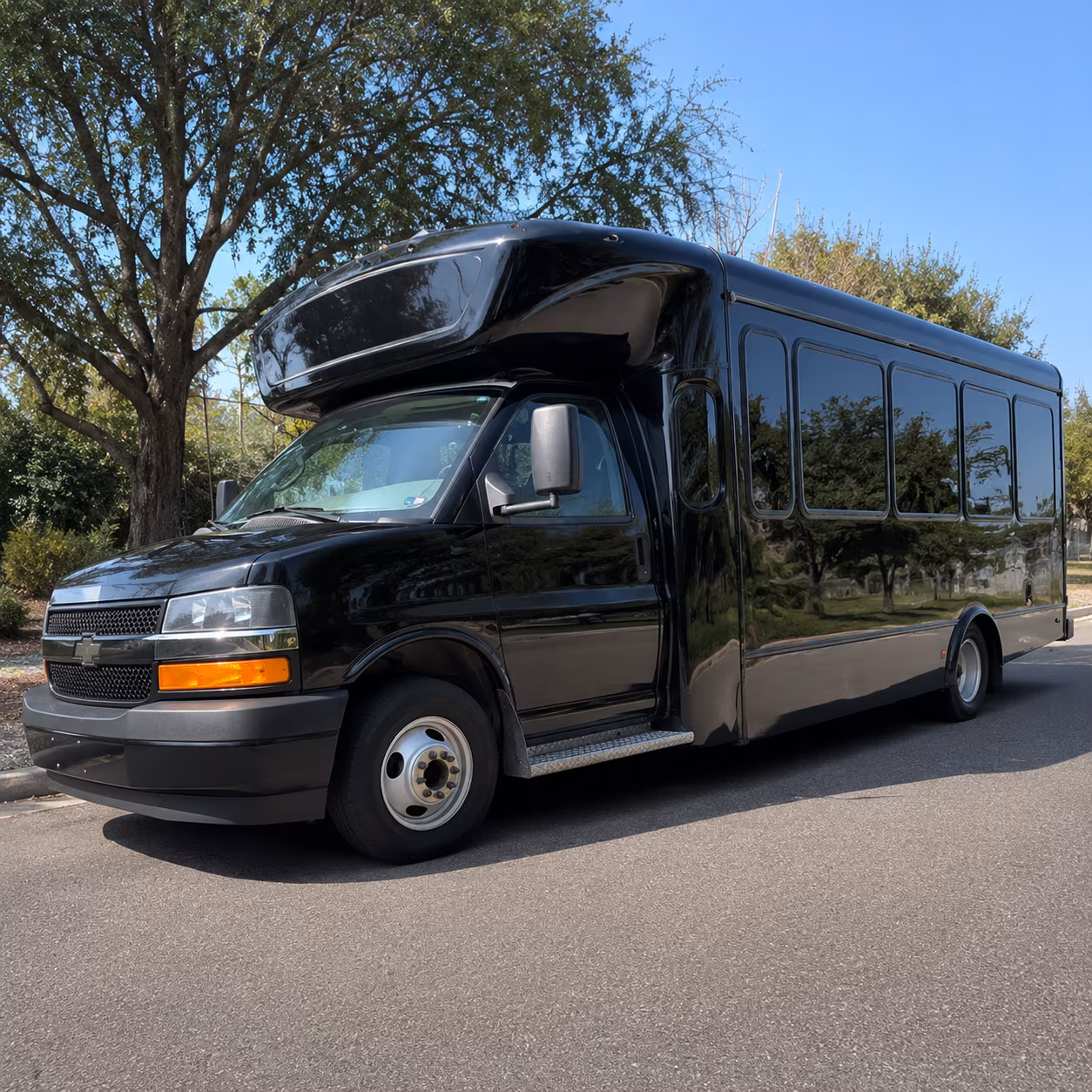 brooklyn park party bus booking step 1