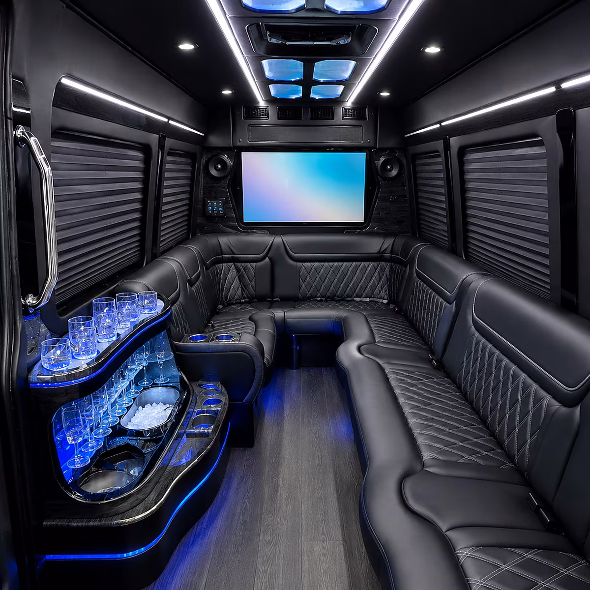 brooklyn park party bus inside