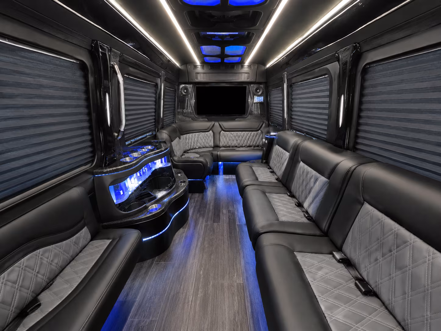 brooklyn park sprinter limousine inside