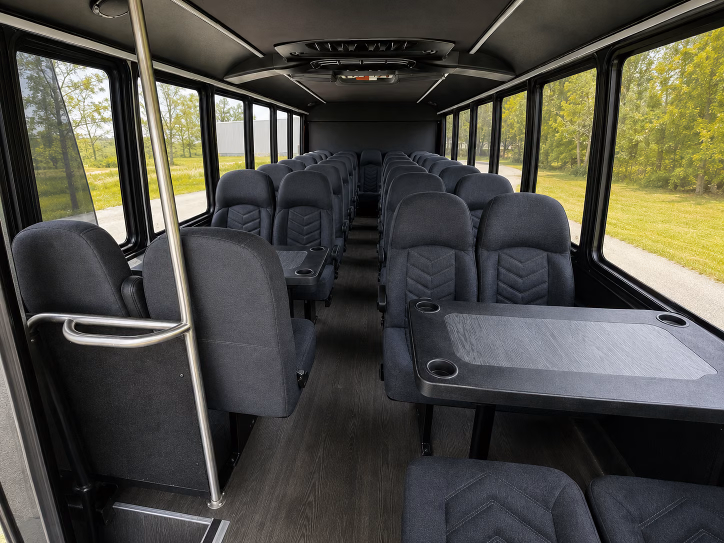 charter buses for wedding weekends at elm creek and north metro venues