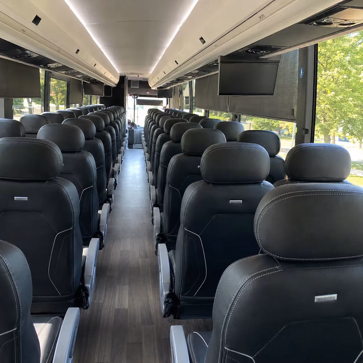 long distance charter buses to away games and out of state venues